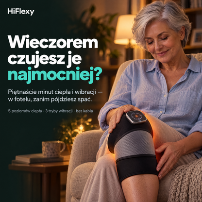 Masażer kolana HiFlexy — piętnaście minut dziennie