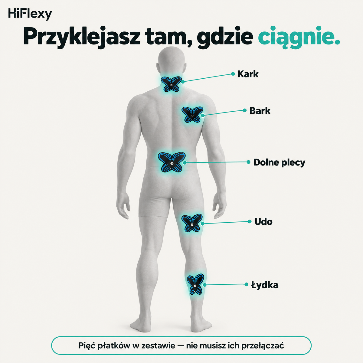 Przyklejasz tam, gdzie ciągnie
