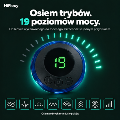 Osiem trybów i 19 poziomów mocy