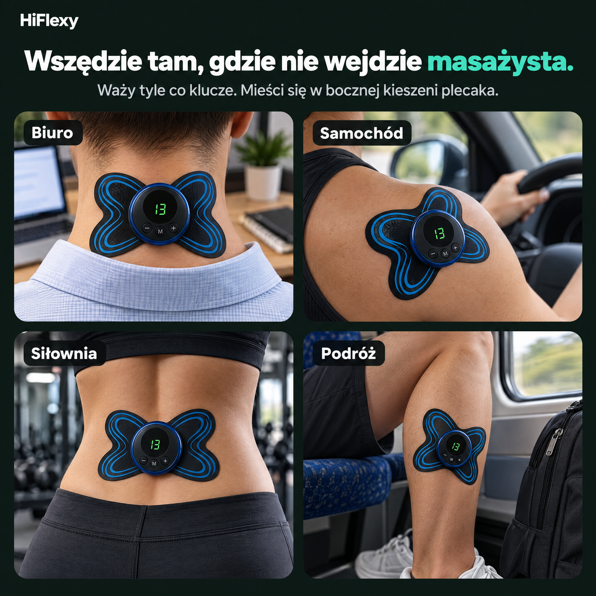 Wszędzie tam, gdzie nie wejdzie masażysta