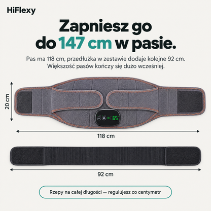 Obwód do 147 cm z przedłużką