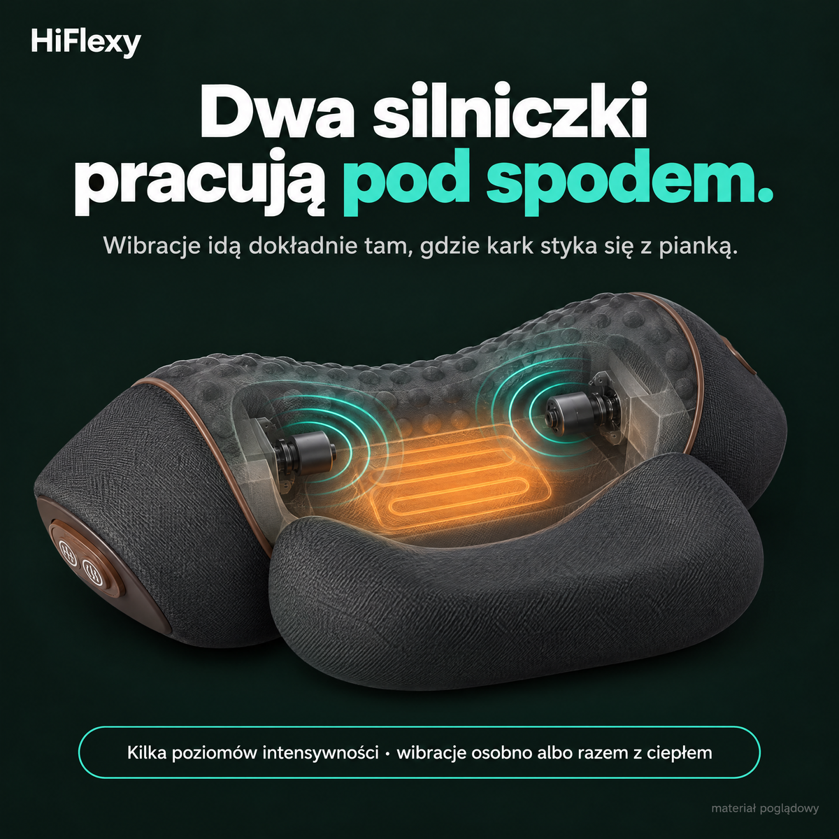 Dwa silniczki pracują pod spodem