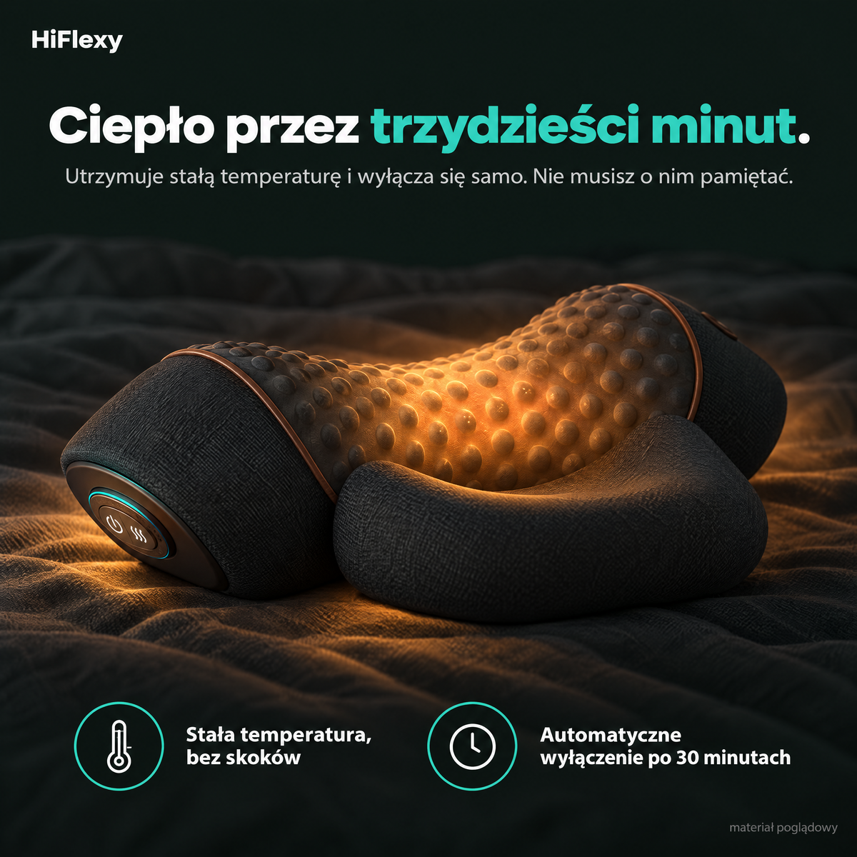Ciepło przez trzydzieści minut