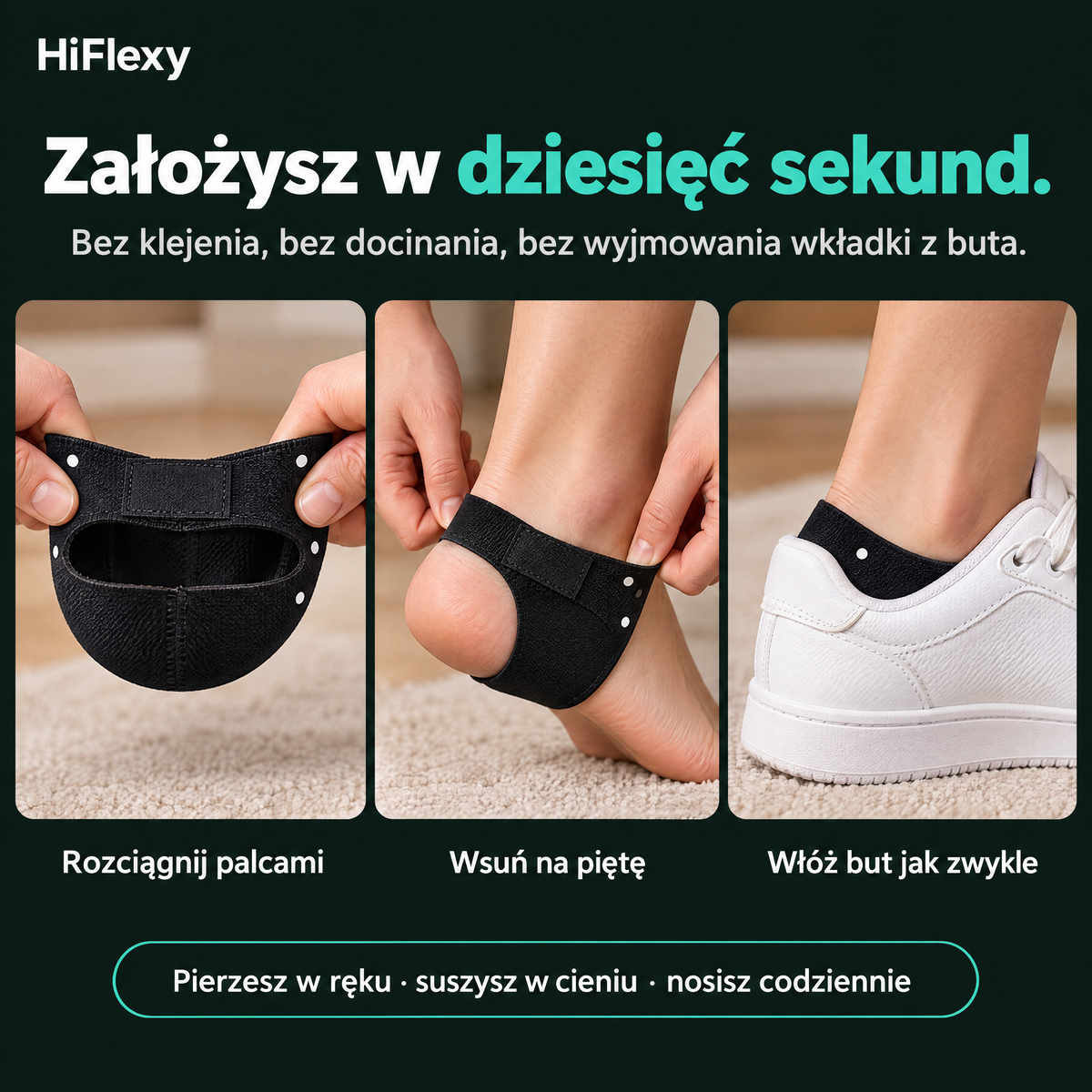 Założysz w dziesięć sekund