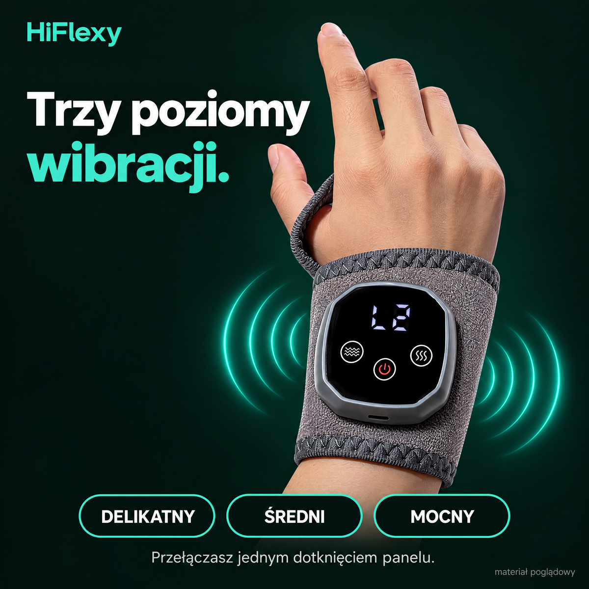 Trzy poziomy wibracji